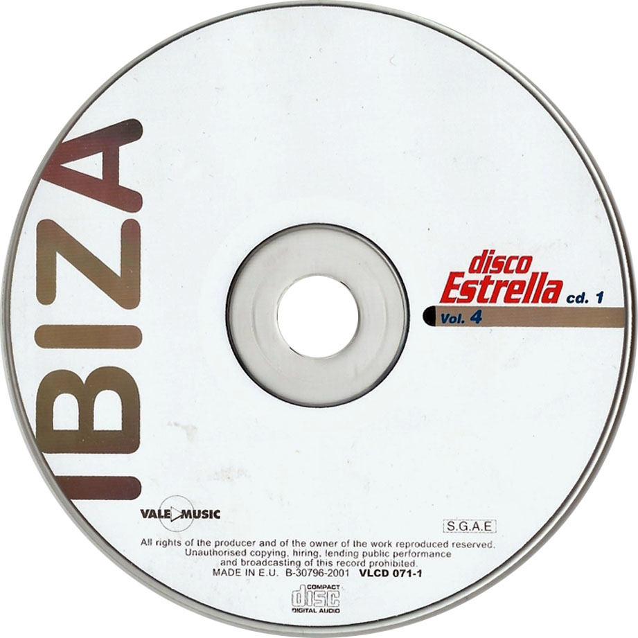 Cartula Cd1 de Disco Estrella Volumen 4 Cd 1 Y 2