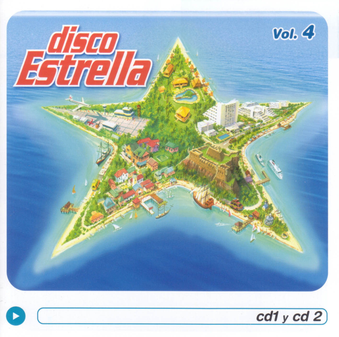 Cartula Frontal de Disco Estrella Volumen 4 Cd 1 Y 2