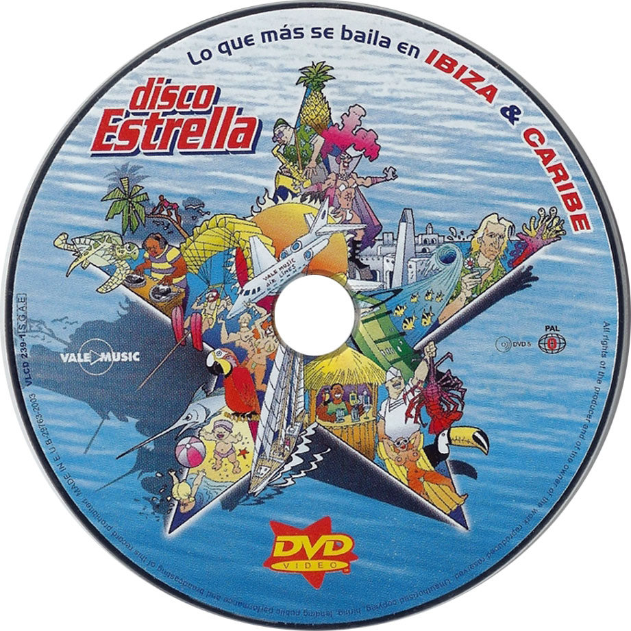 Cartula Dvd de Disco Estrella Volumen 6 Cd 3 Y Dvd