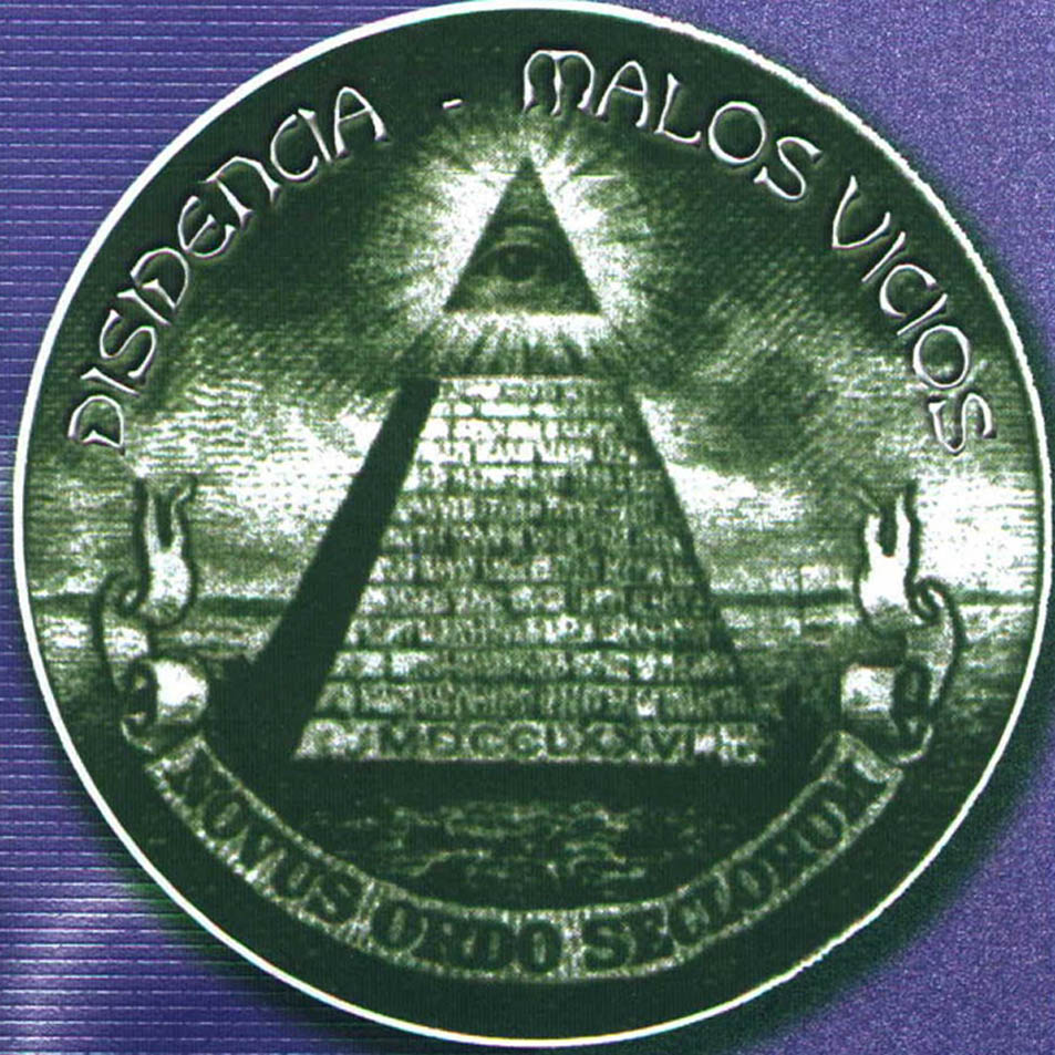 Cartula Frontal de Disidencia - Malos Vicios - Novus Ordo Seclorum