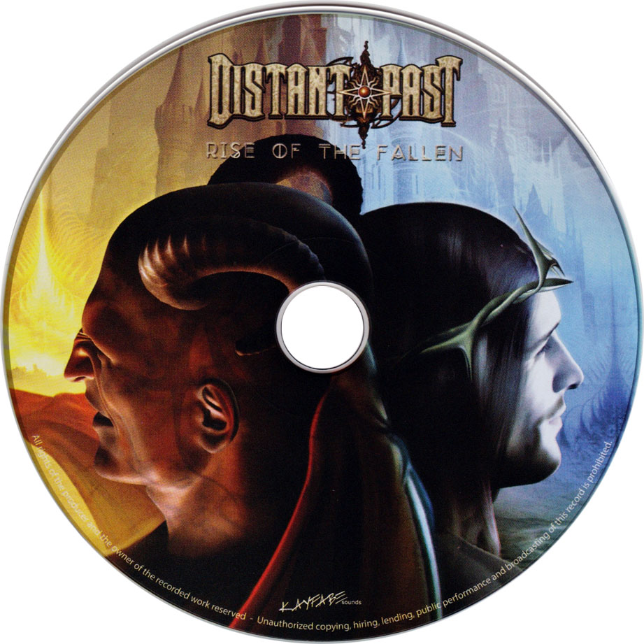 Cartula Cd de Distant Past - Rise Of The Fallen