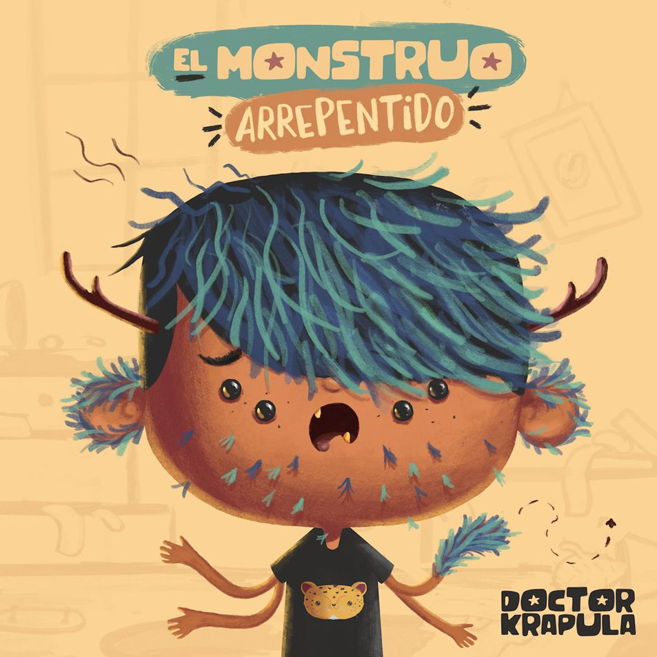 Cartula Frontal de Doctor Krapula - El Monstruo Arrepentido (Cd Single)