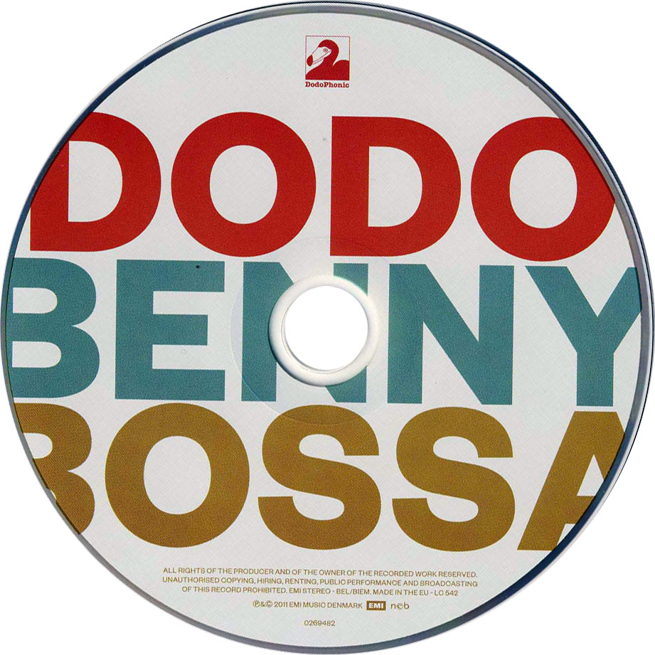 Cartula Cd de Dodo - Benny Bossa