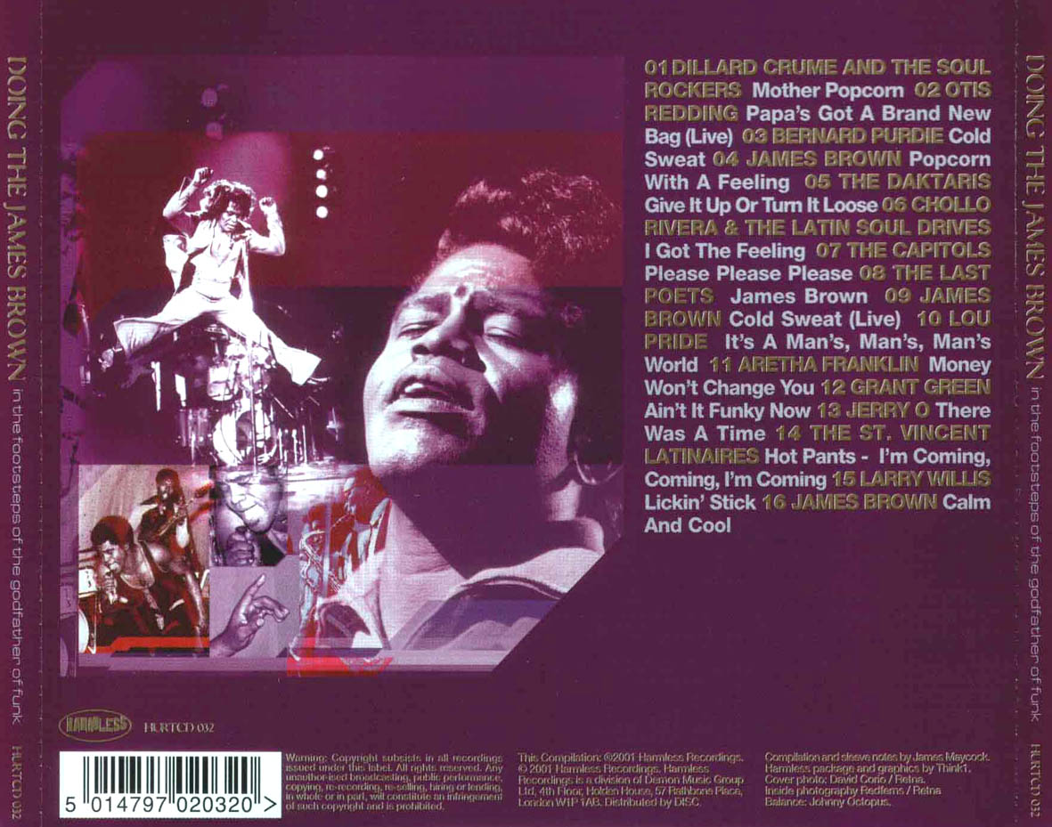 Cartula Trasera de Doing The James Brown (In The Footsteps Of The Godfather Of Funk)