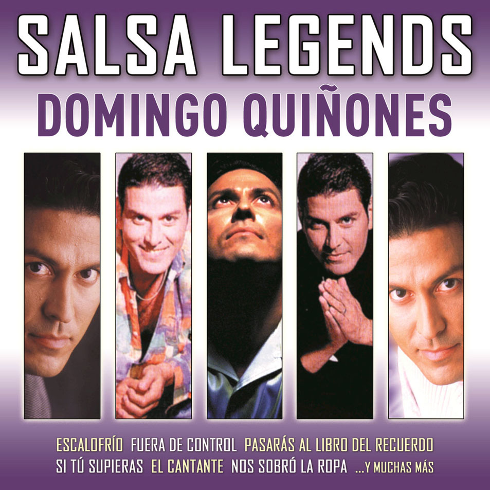 Cartula Frontal de Domingo Quiones - Salsa Legends