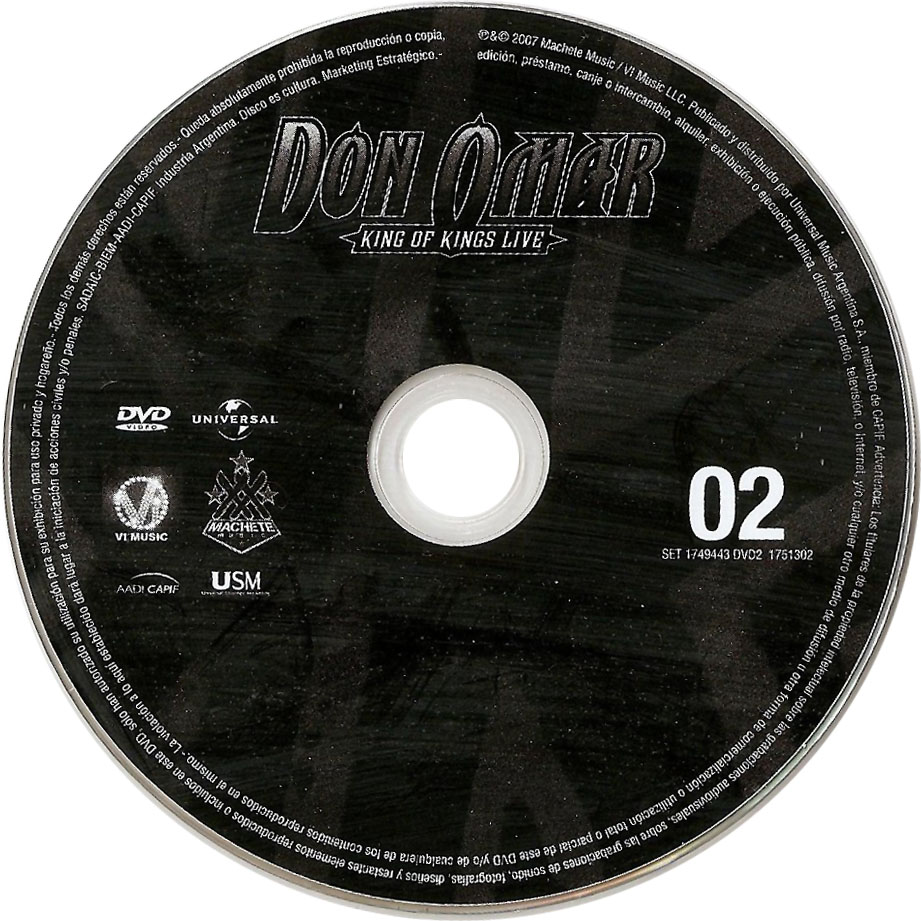 Cartula Dvd2 de Don Omar - King Of Kings Live (Dvd)