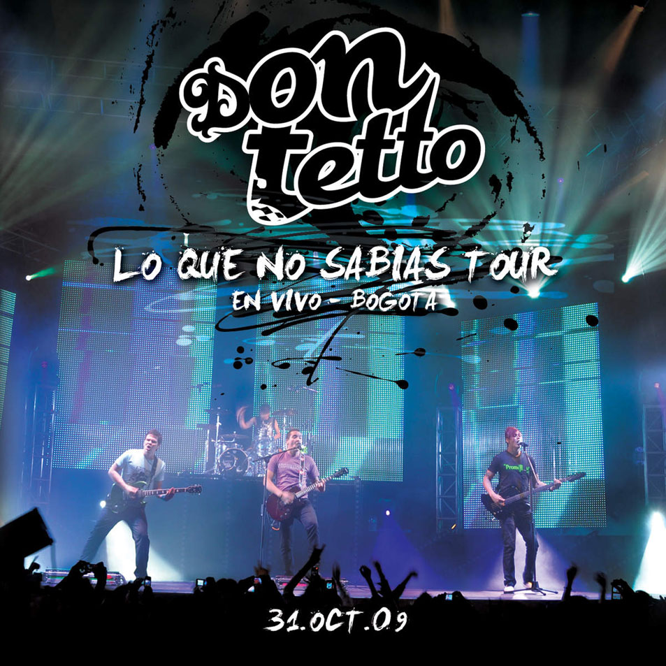 Cartula Frontal de Don Tetto - Lo Que No Sabias Tour (En Vivo Bogota)