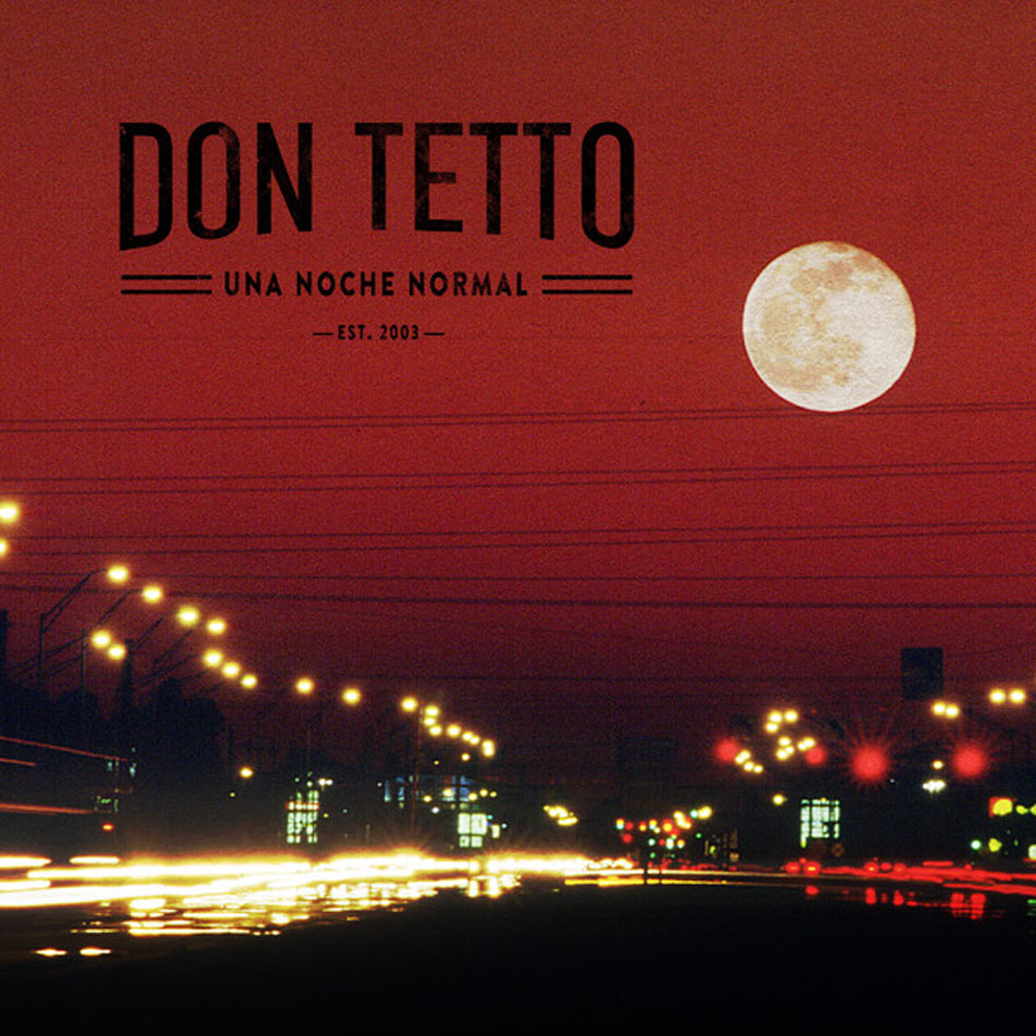 Cartula Frontal de Don Tetto - Una Noche Normal (Cd Single)