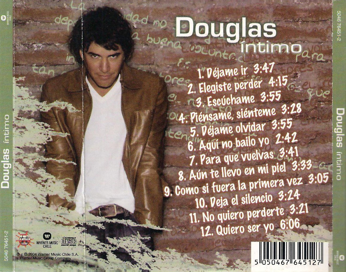 Cartula Trasera de Douglas - Intimo