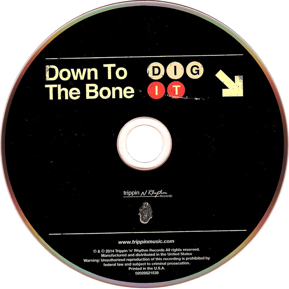 Cartula Cd de Down To The Bone - Dig It