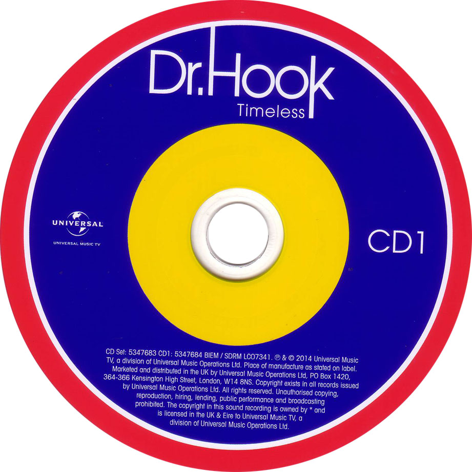 Cartula Cd1 de Dr. Hook - Timeless