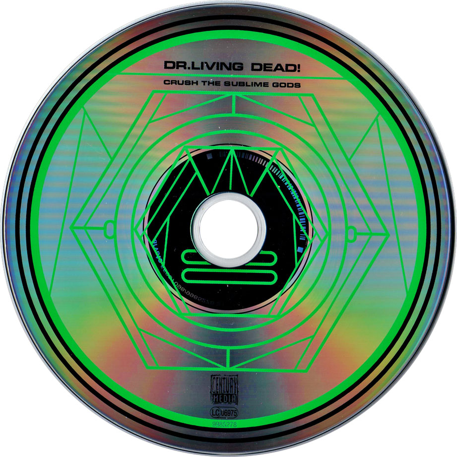 Cartula Cd de Dr. Living Dead! - Crush The Sublime Gods (Limited Edition)