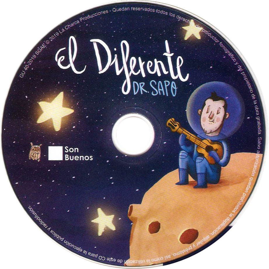 Cartula Cd de Dr. Sapo - El Diferente