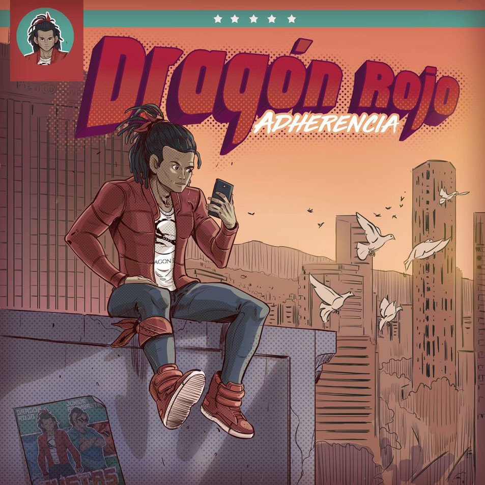 Cartula Frontal de Dragon Rojo - Adherencia (Cd Single)