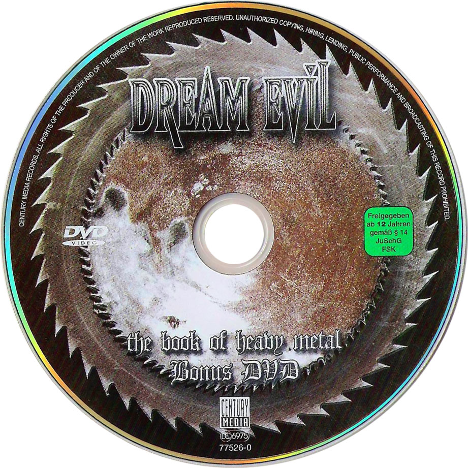 Cartula Cd1 de Dream Evil - The Book Of Heavy Metal