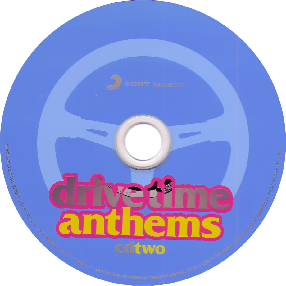 Cartula Cd2 de Drive Time: Anthems