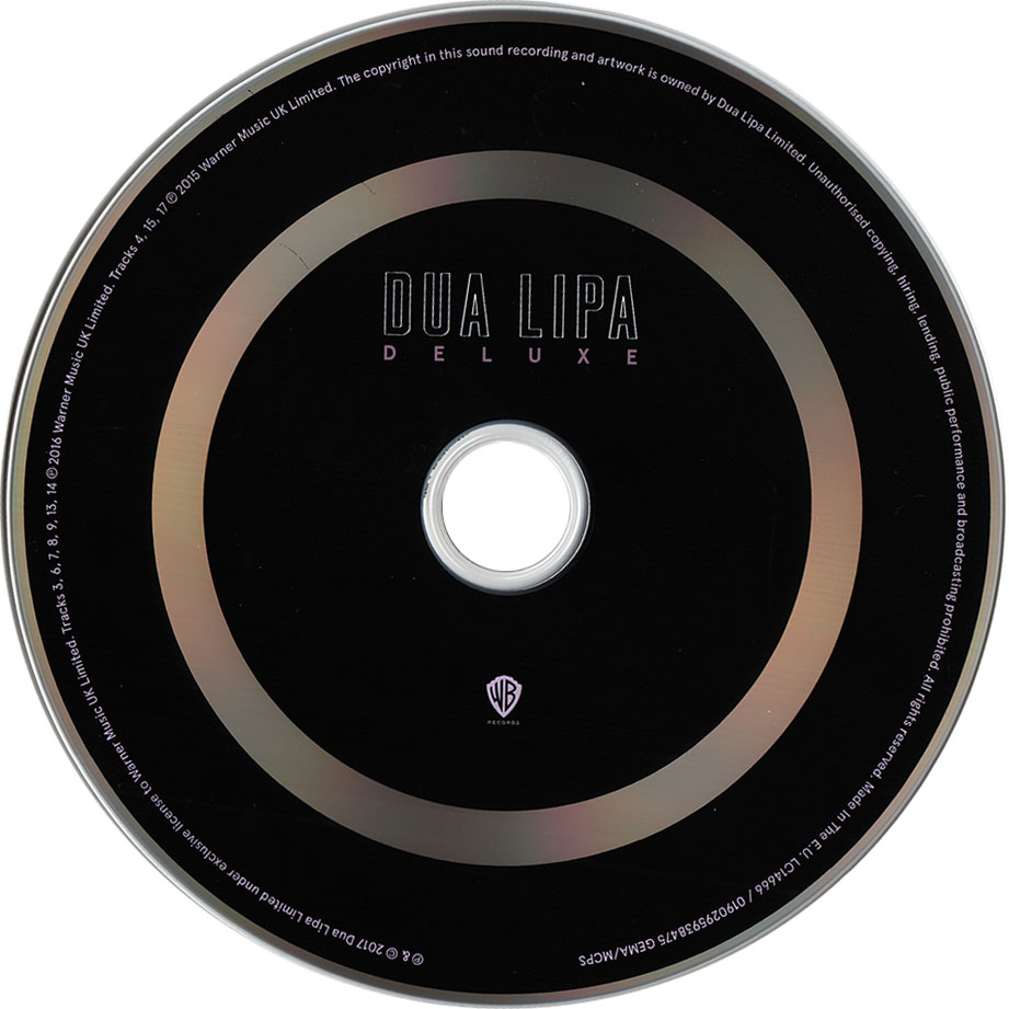 Cartula Cd de Dua Lipa - Dua Lipa (Deluxe Edition)