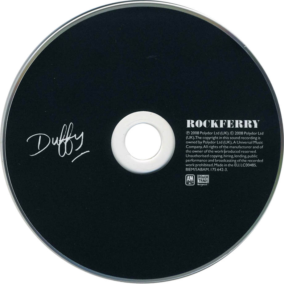 Cartula Cd de Duffy - Rockferry