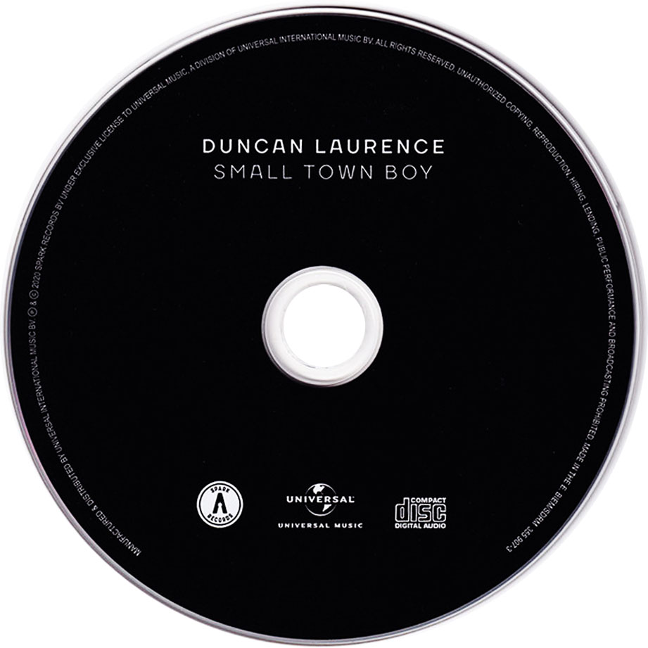 Cartula Cd de Duncan Laurence - Small Town Boy