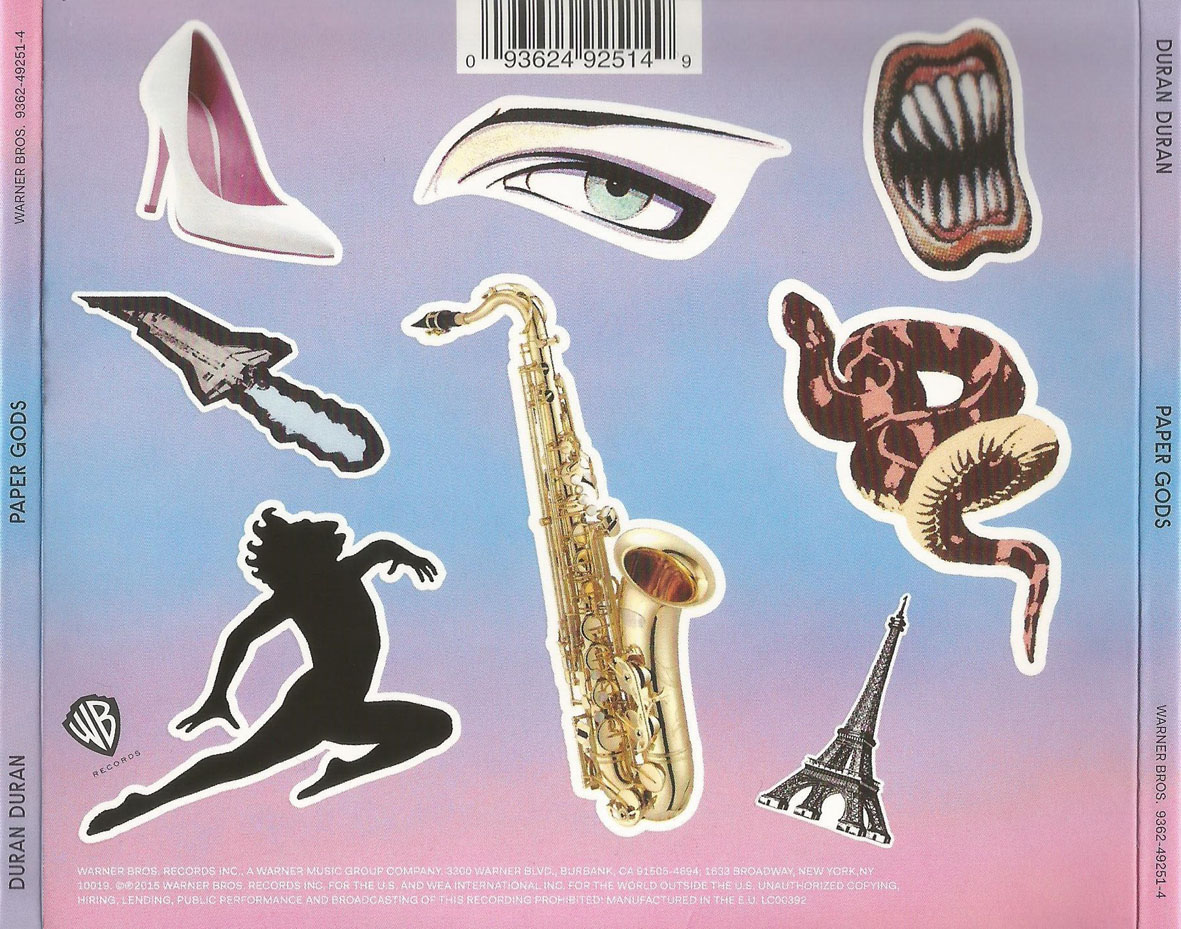 Cartula Trasera de Duran Duran - Paper Gods (Deluxe Edition)
