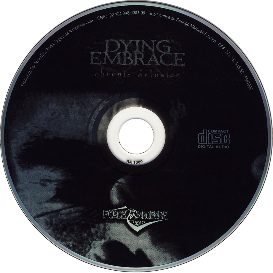 Cartula Cd de Dying Embrace - Chronic Delusion