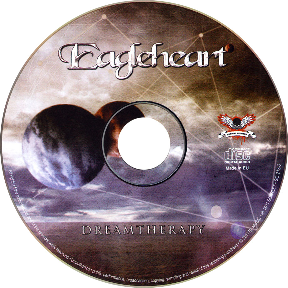 Cartula Cd de Eagleheart - Dreamtherapy