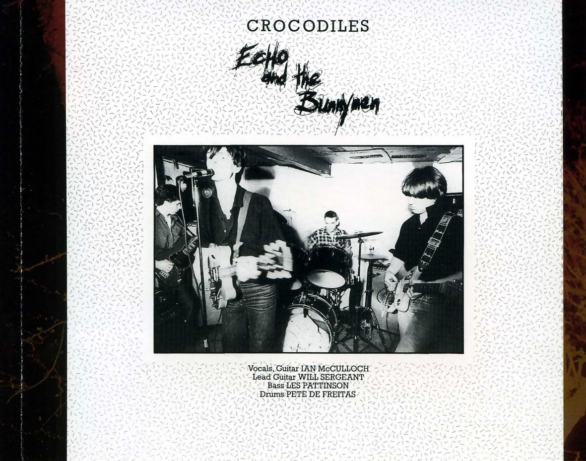 Cartula Interior Trasera de Echo & The Bunnymen - Crocodiles (2003)