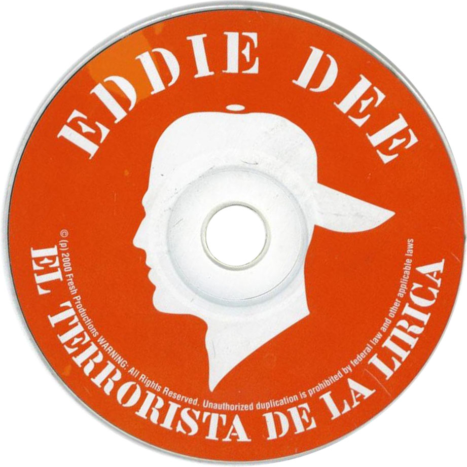 Cartula Cd de Eddie Dee - El Terrorista De La Lirica