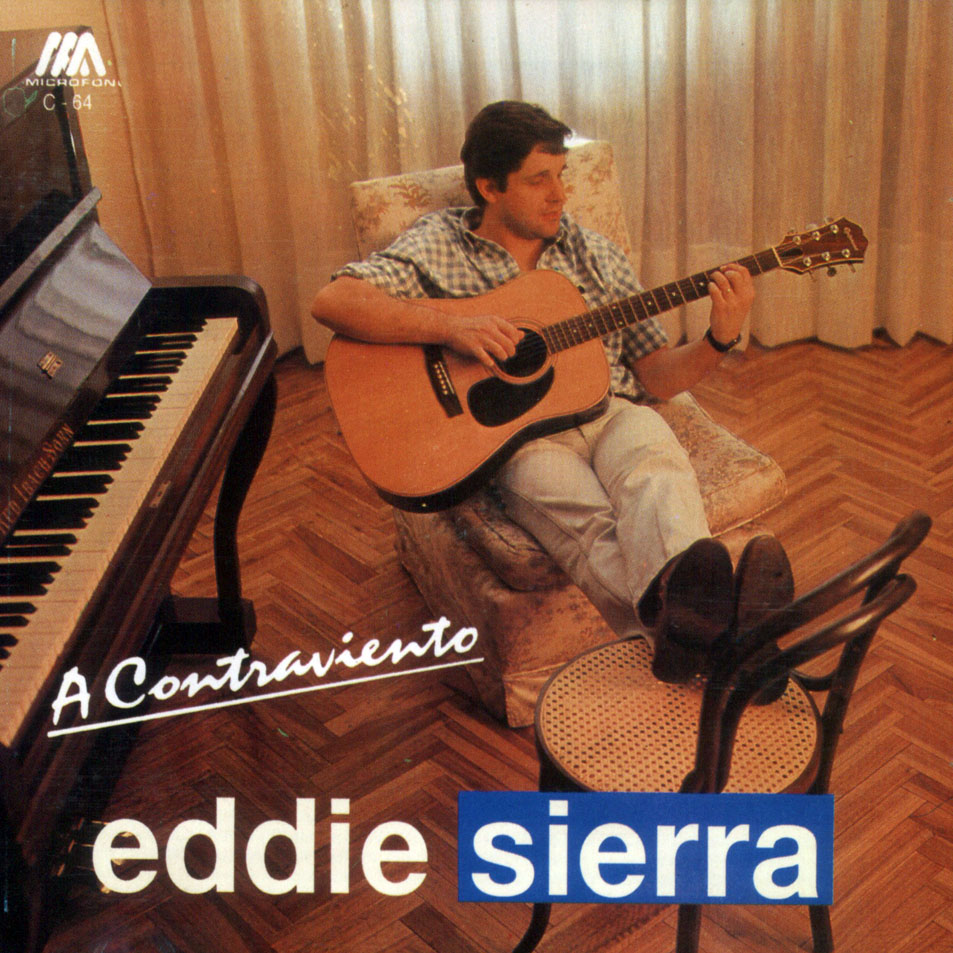 Cartula Frontal de Eddie Sierra - A Contraviento