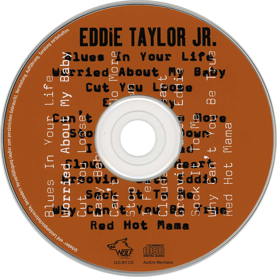 Cartula Cd de Eddie Taylor Jr. - Worried About My Baby