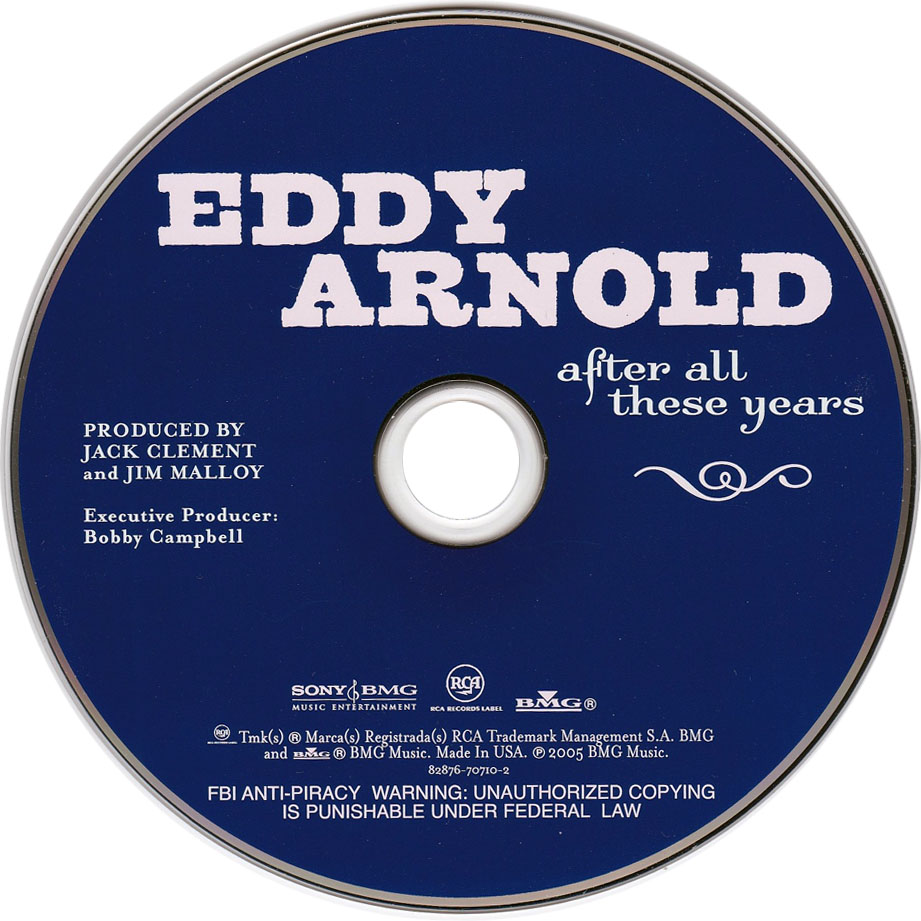Cartula Cd de Eddy Arnold - After All These Years