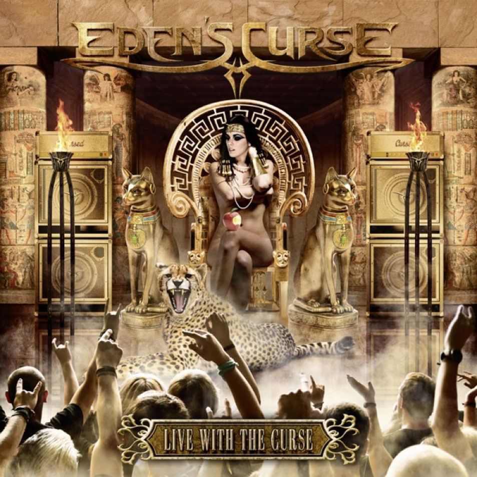 Cartula Frontal de Eden's Curse - Live With The Curse