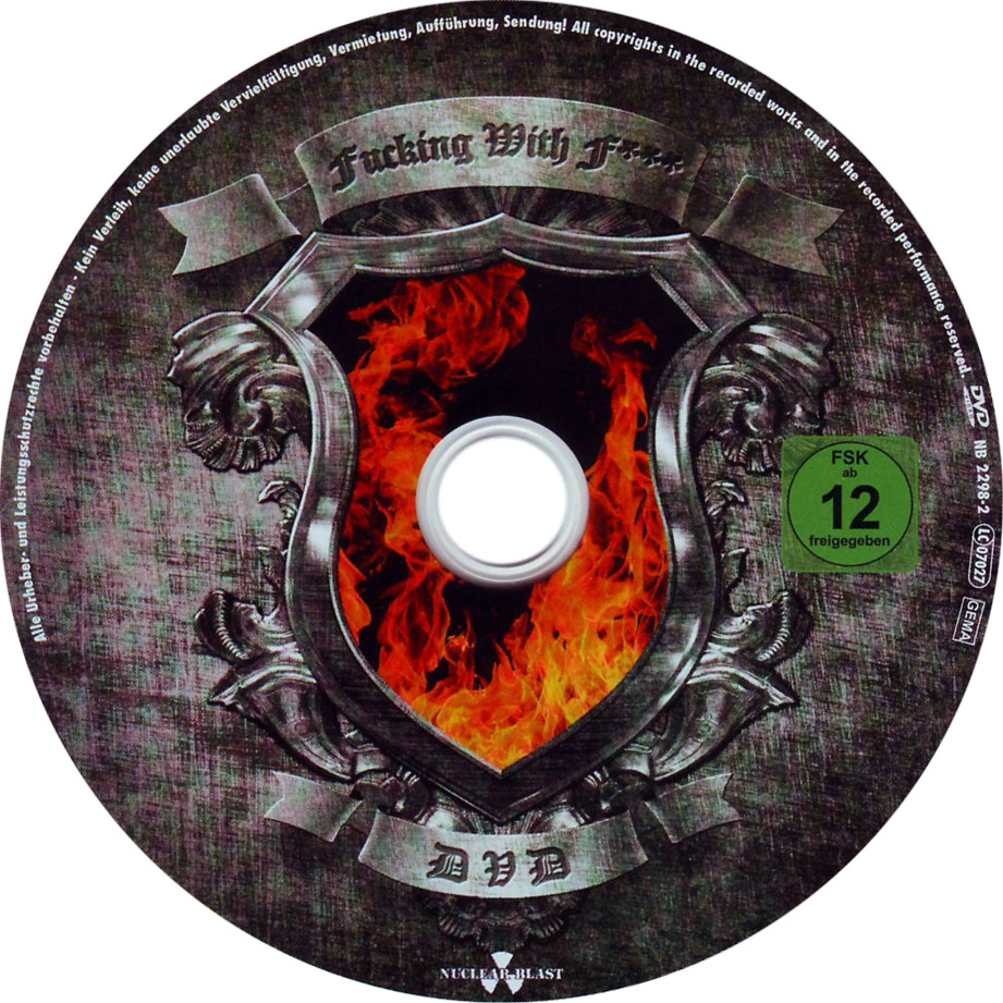 Cartula Dvd de Edguy - Fucking With Fire Live (Dvd)
