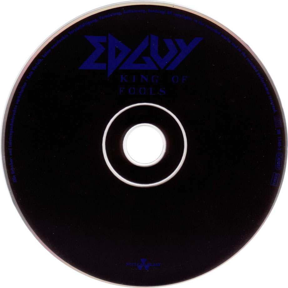 Cartula Cd de Edguy - King Of Fools