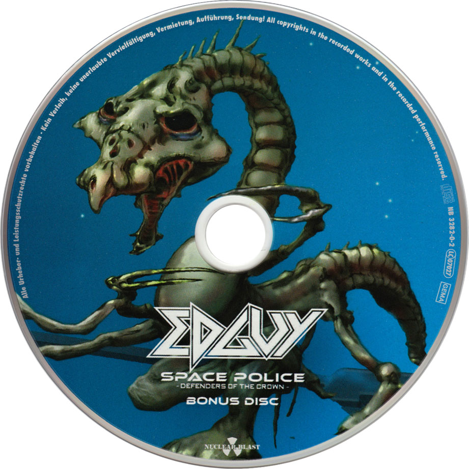 Cartula Cd2 de Edguy - Space Police: Defenders Of The Crown (Limited Edition)