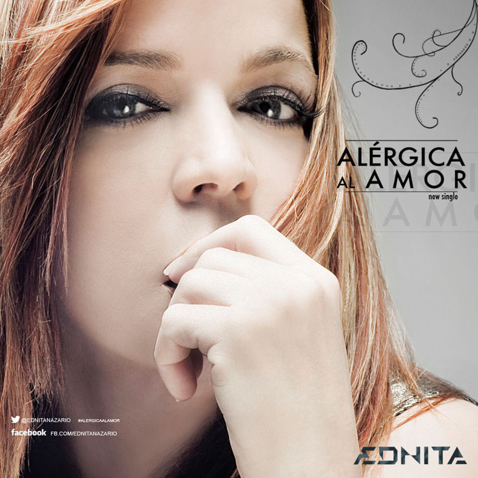 Cartula Frontal de Ednita Nazario - Alergica Al Amor (Cd Single)
