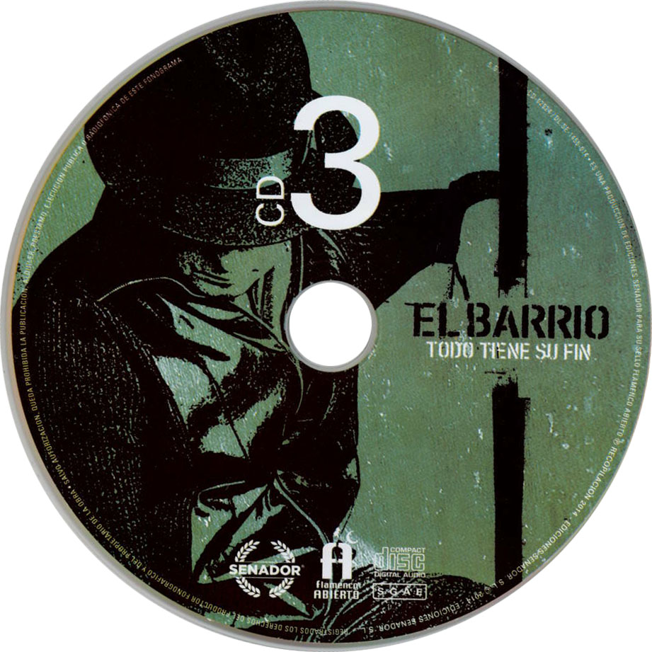 Cartula Cd3 de El Barrio - Todo Tiene Su Fin