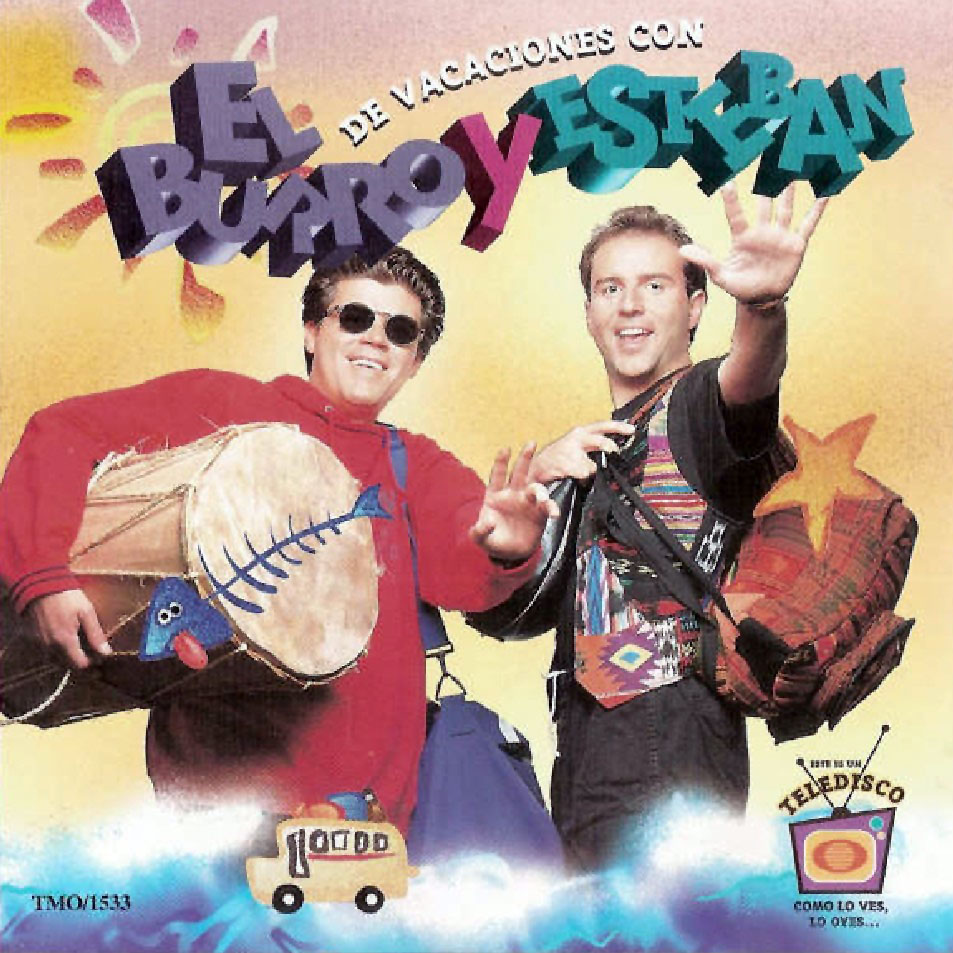 Cartula Frontal de El Burro Y Esteban - De Vacaciones Con El Burro Y Esteban