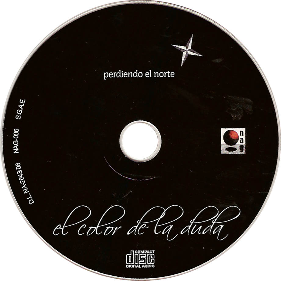 Cartula Cd de El Color De La Duda - Perdiendo El Norte