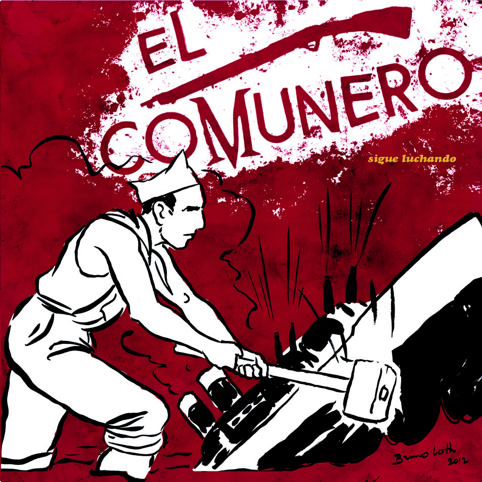 Cartula Frontal de El Comunero - Sigue Luchando