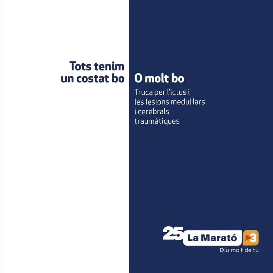 Cartula Frontal de El Disc De La Marato 2016: Ictus I Lesions Medul-Lars I Cerebrals Traumatiques