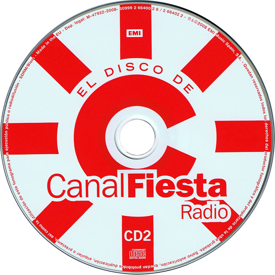 Cartula Cd2 de El Disco De Canal Fiesta Radio