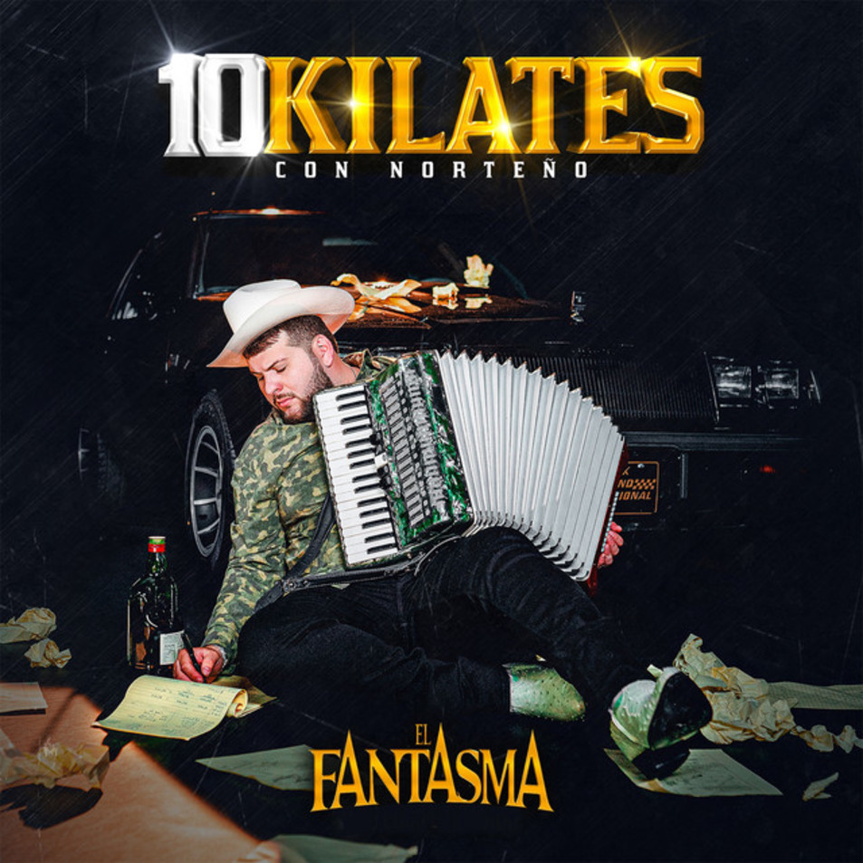 Cartula Frontal de El Fantasma - 10 Kilates (Con Norteo)