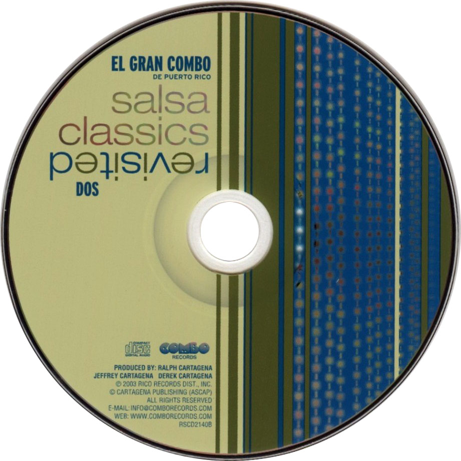 Cartula Cd2 de El Gran Combo De Puerto Rico - Salsa Classics Revisited