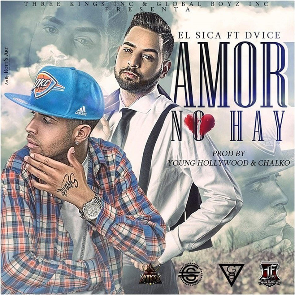 Cartula Frontal de El Sica - Amor No Hay (Featuring Dvice) (Cd Single)