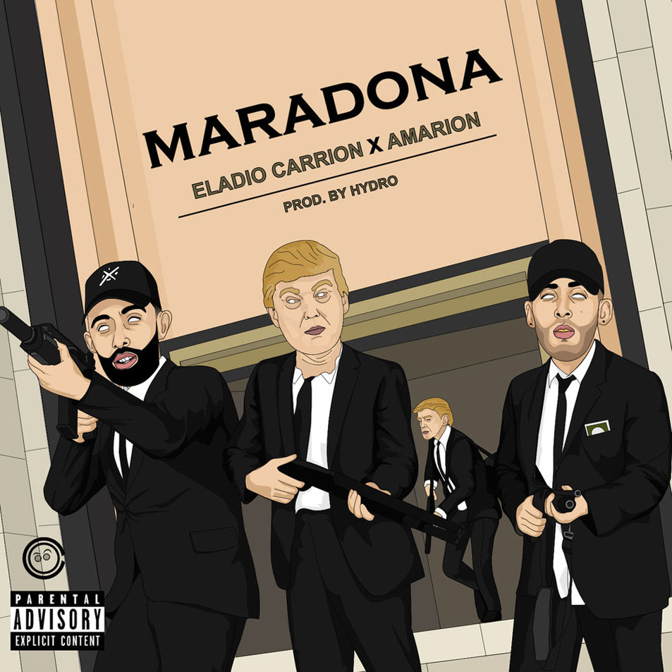 Cartula Frontal de Eladio Carrion - Maradona (Featuring Amarion) (Cd Single)