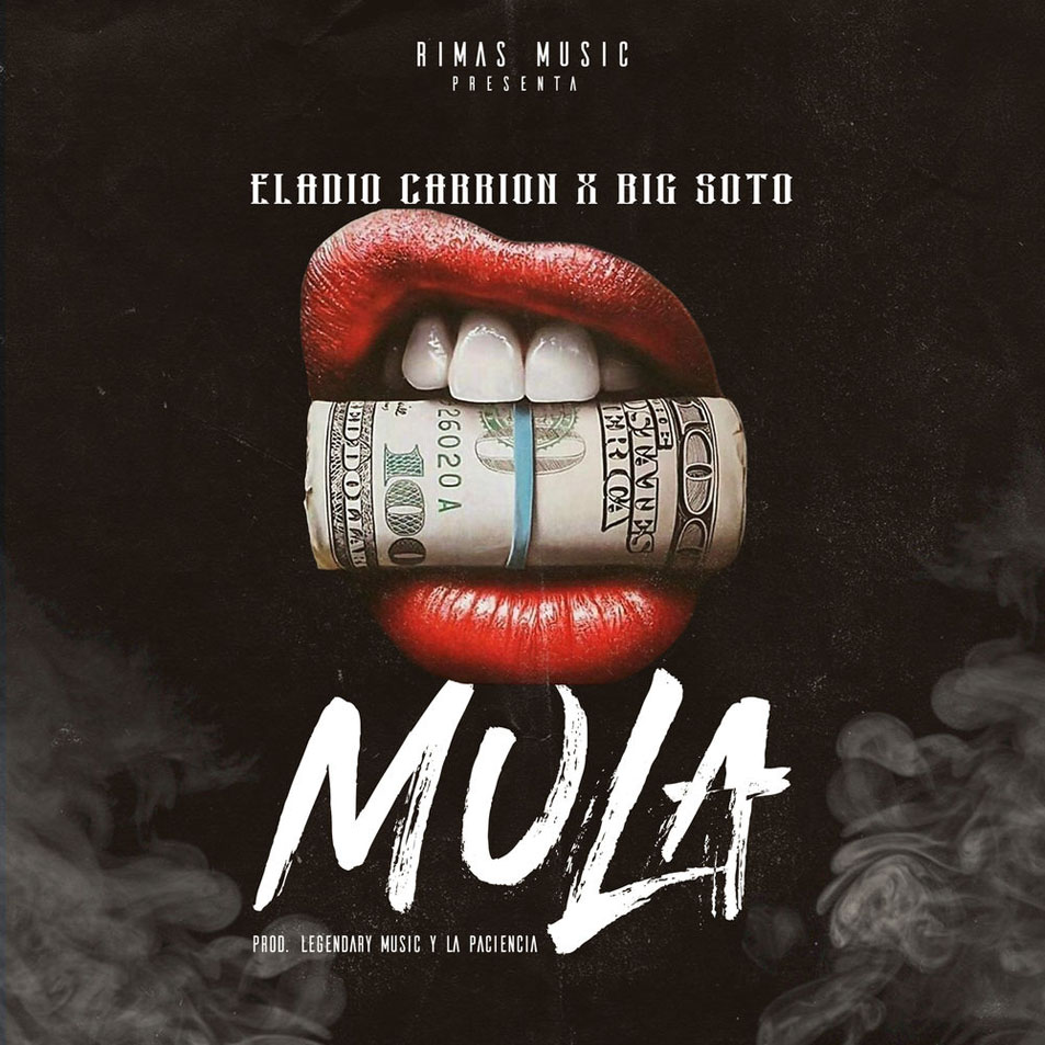 Cartula Frontal de Eladio Carrion - Mula (Featuring Big Soto) (Cd Single)