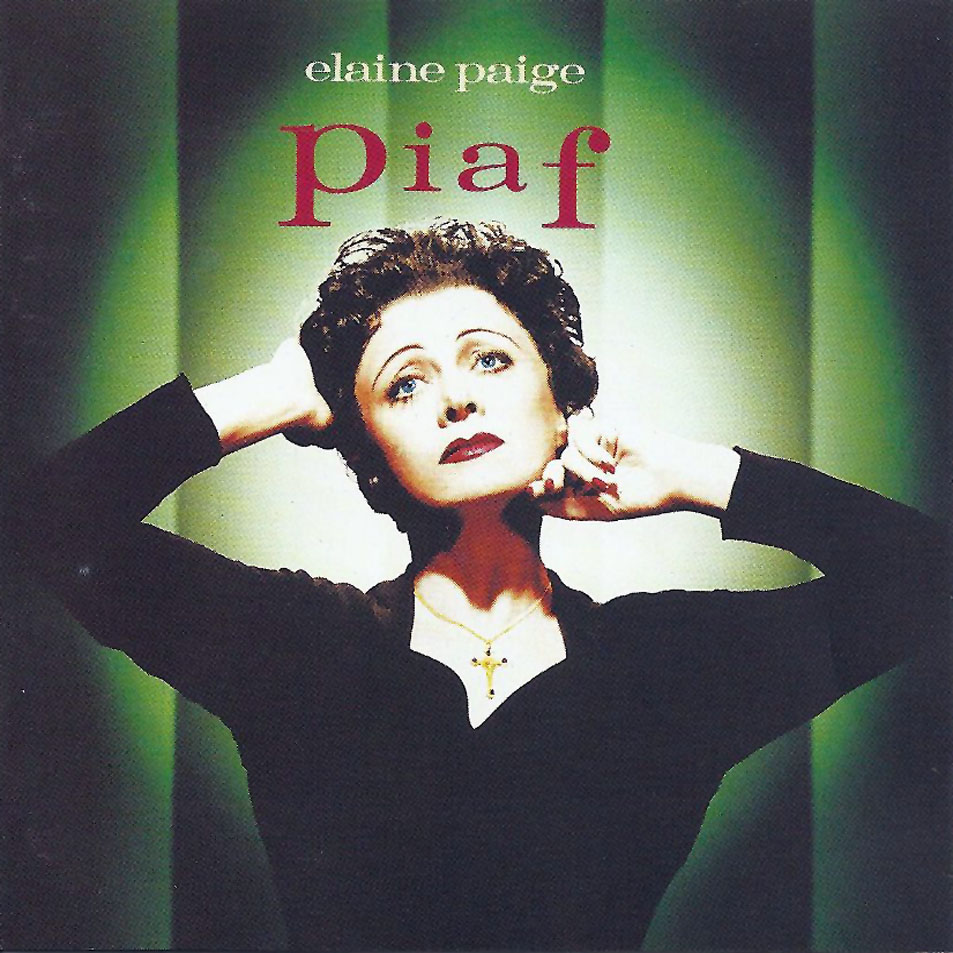 Cartula Frontal de Elaine Paige - Piaf