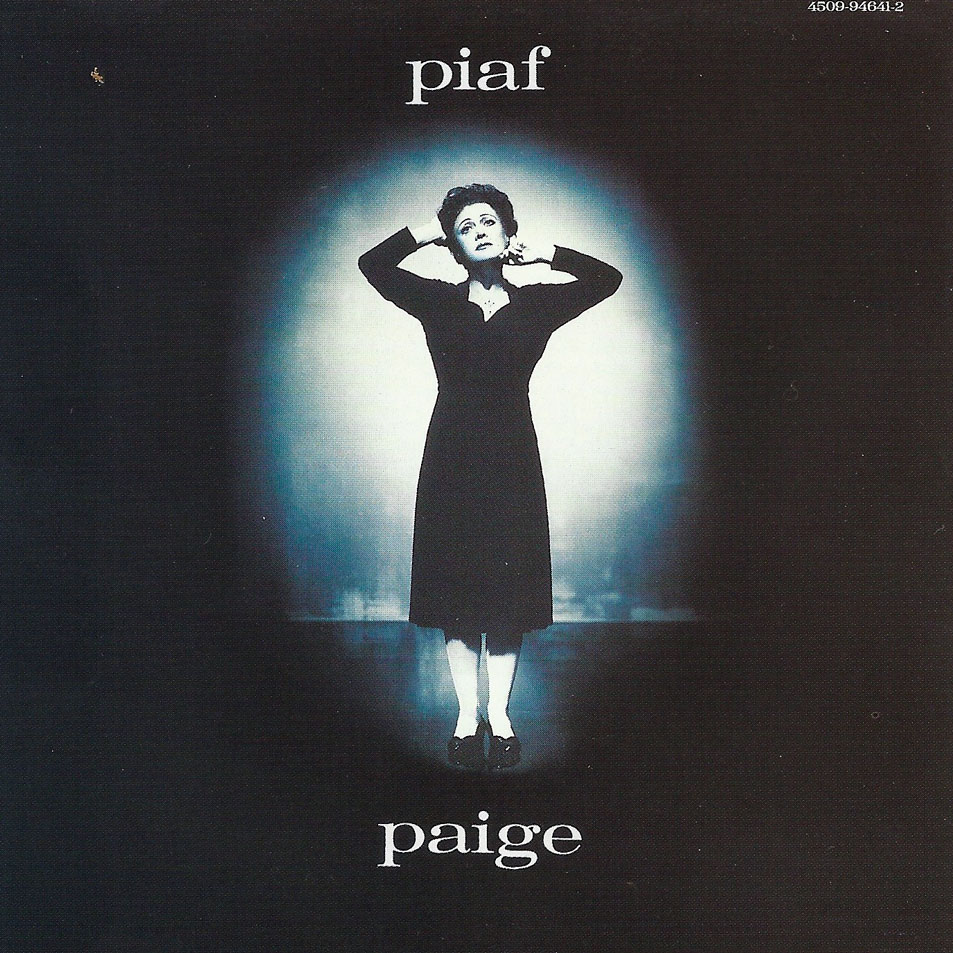 Cartula Interior Frontal de Elaine Paige - Piaf