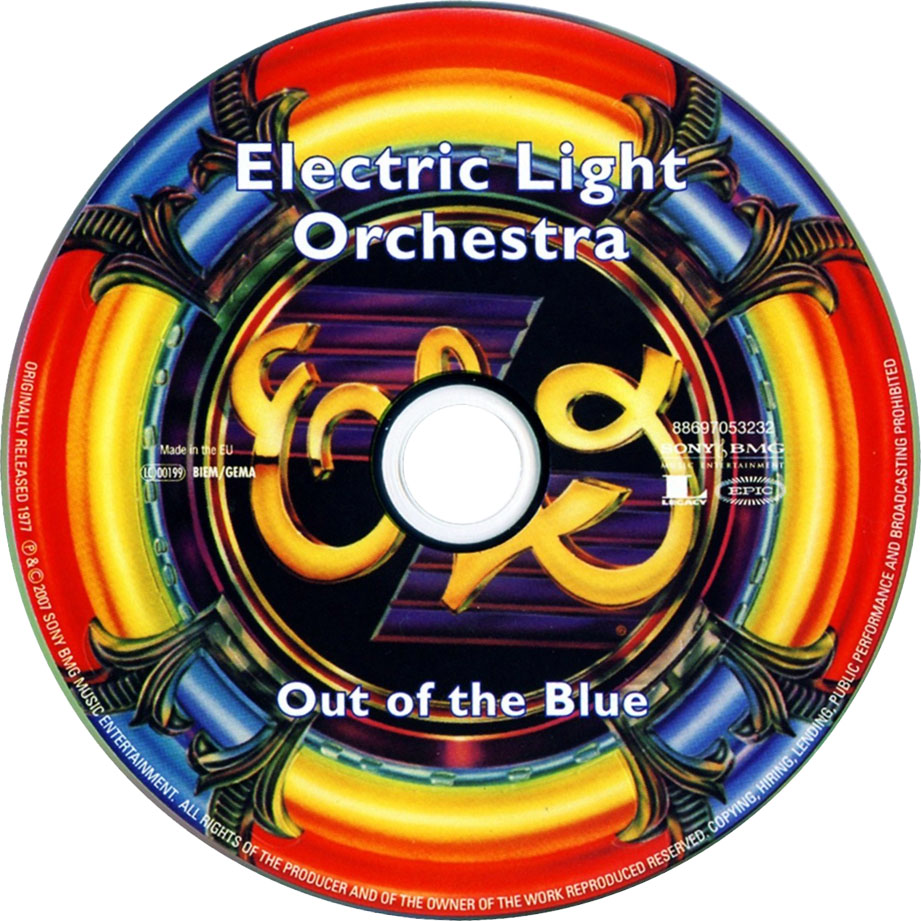 Cartula Cd de Electric Light Orchestra - Out Of The Blue (30th Anniversary Edition)